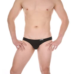 CLEVER-MENMODE cotone slip uomo intimo mutandine Sexy Bikini vita bassa rigonfiamento Pouch mutande Mini Undies slip cueca