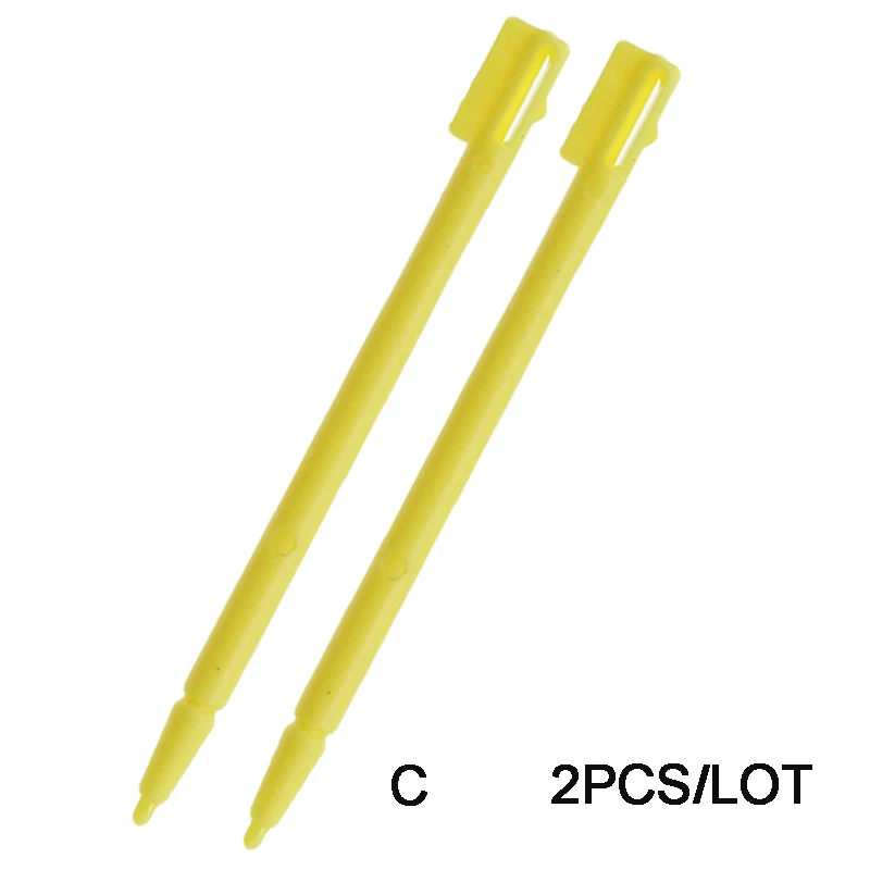 YuXi 2 шт. Для NDSL NDS, сенсорный экран, ручка, игровая консоль, сенсорное сопротивление, пластиковая ручка, ручка для рукописного ввода, ручка для экрана