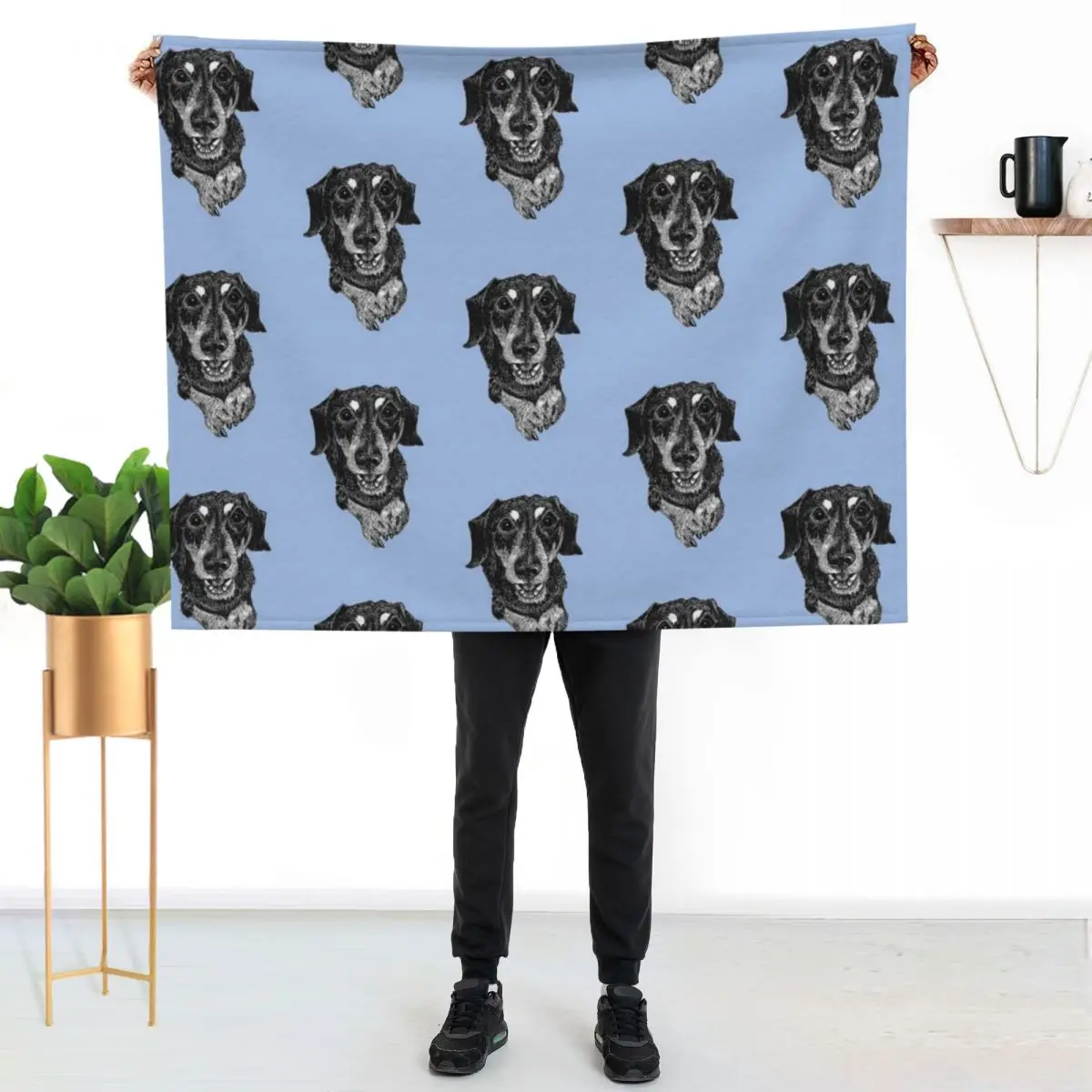 Rosie the Dachshund Throw Blanket manga Nap Luxury Multi-Purpose Sofa Summer Blankets