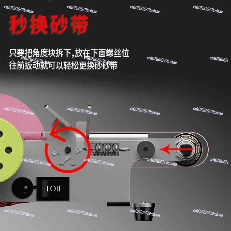 Grinding Machine Polishing Machine Electric Knife Grinding Automatic Belt Grinding Small Mini Desktop