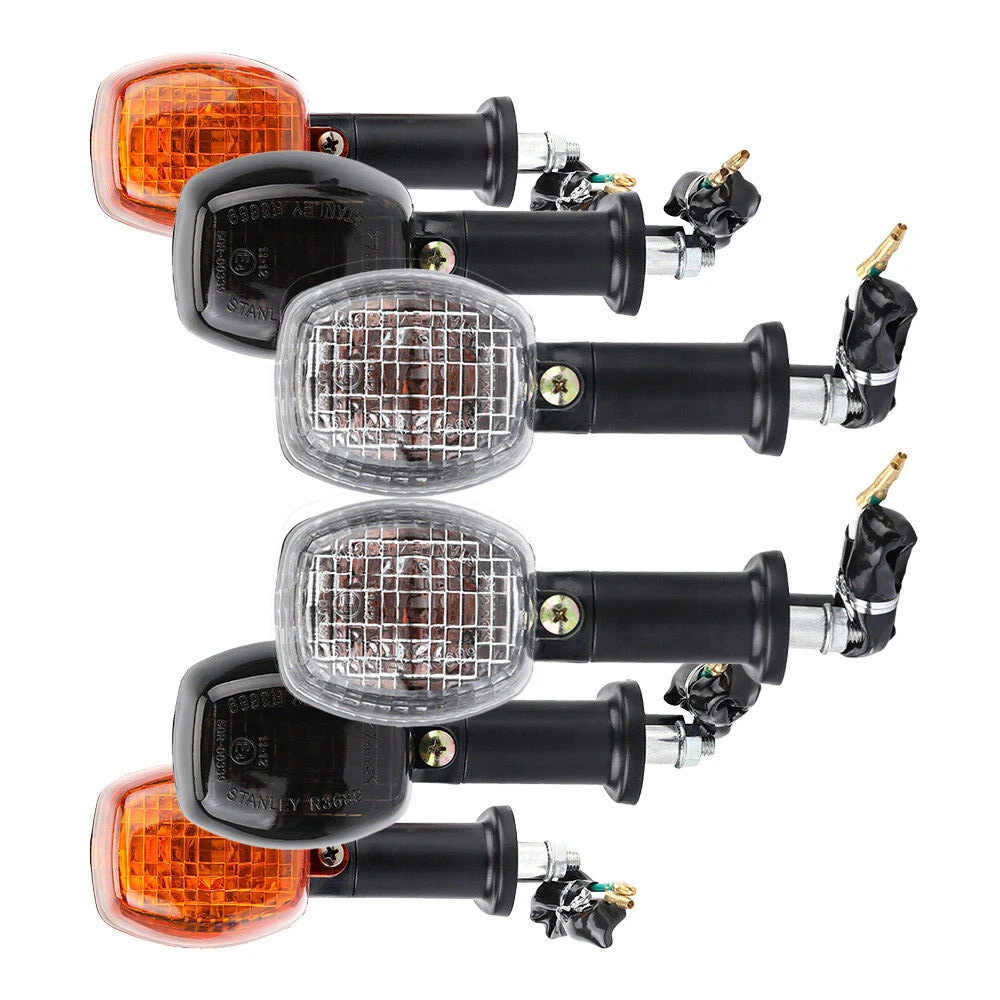 2Pcs Rear Turn Signal Lights For KAWASAKI NINJA ZX6R ZX7R ZX9R ZX10R ZX12R ZX 6/7/RR Amber Lens Motorcycle Accessories