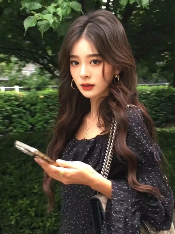 

Retro Unique Beautiful Flell Sve irt Women's Slimming Top Waist Cinched Design Winter Faion Ladies irt