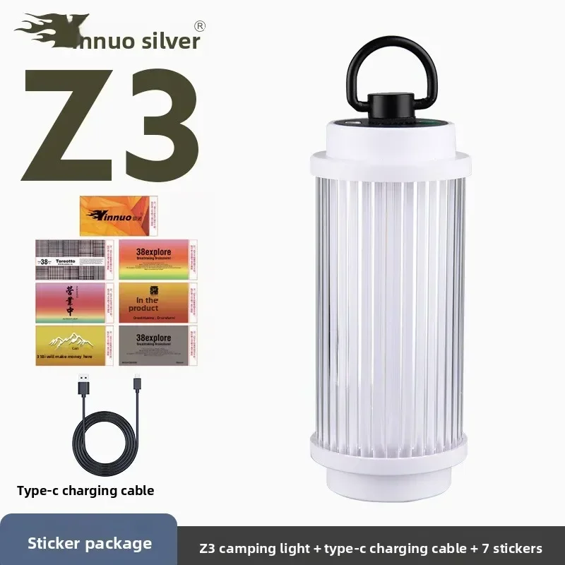 

Z3 2000mAh 38 Explore USB Camping Light Rechargeable Camping Lanterns Outdoor Tripod Tent Lamp Powerful Mini LED Flashlights