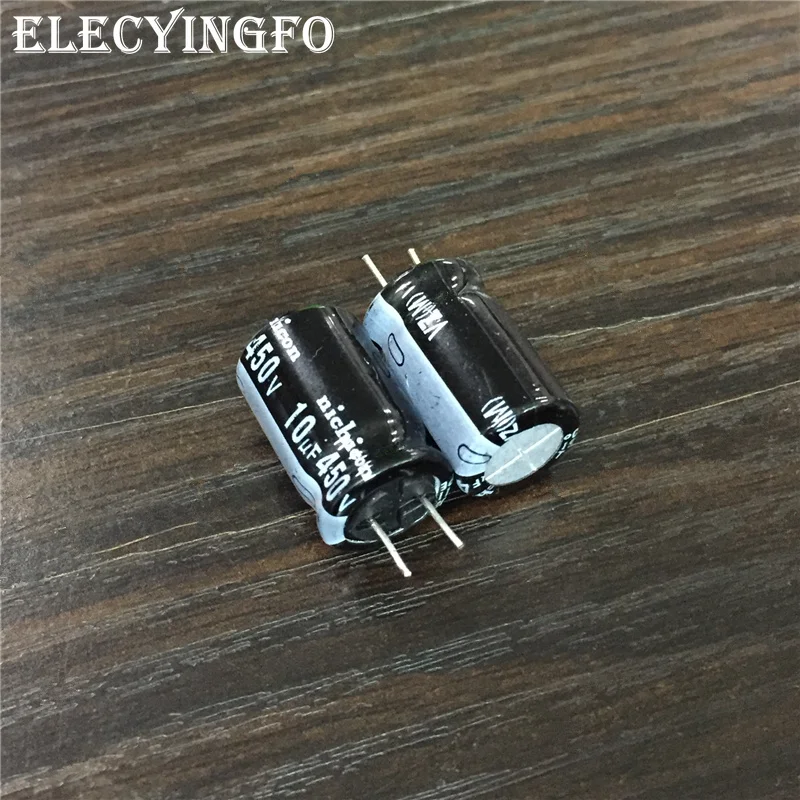 

10pcs 10uF 450V NICHICON VZ Series 12.5x20mm 450V10uF Wide Temperature Range Aluminum Electrolytic Capacitor