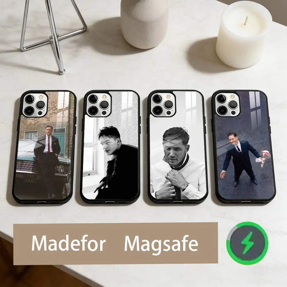 

Жесткий чехол для телефона Actors T-Tom H-Hardy для iPhone 17,16,15,14,13,12,11 Plus, Pro Max, магнитный для беспроводной зарядки Magsafe