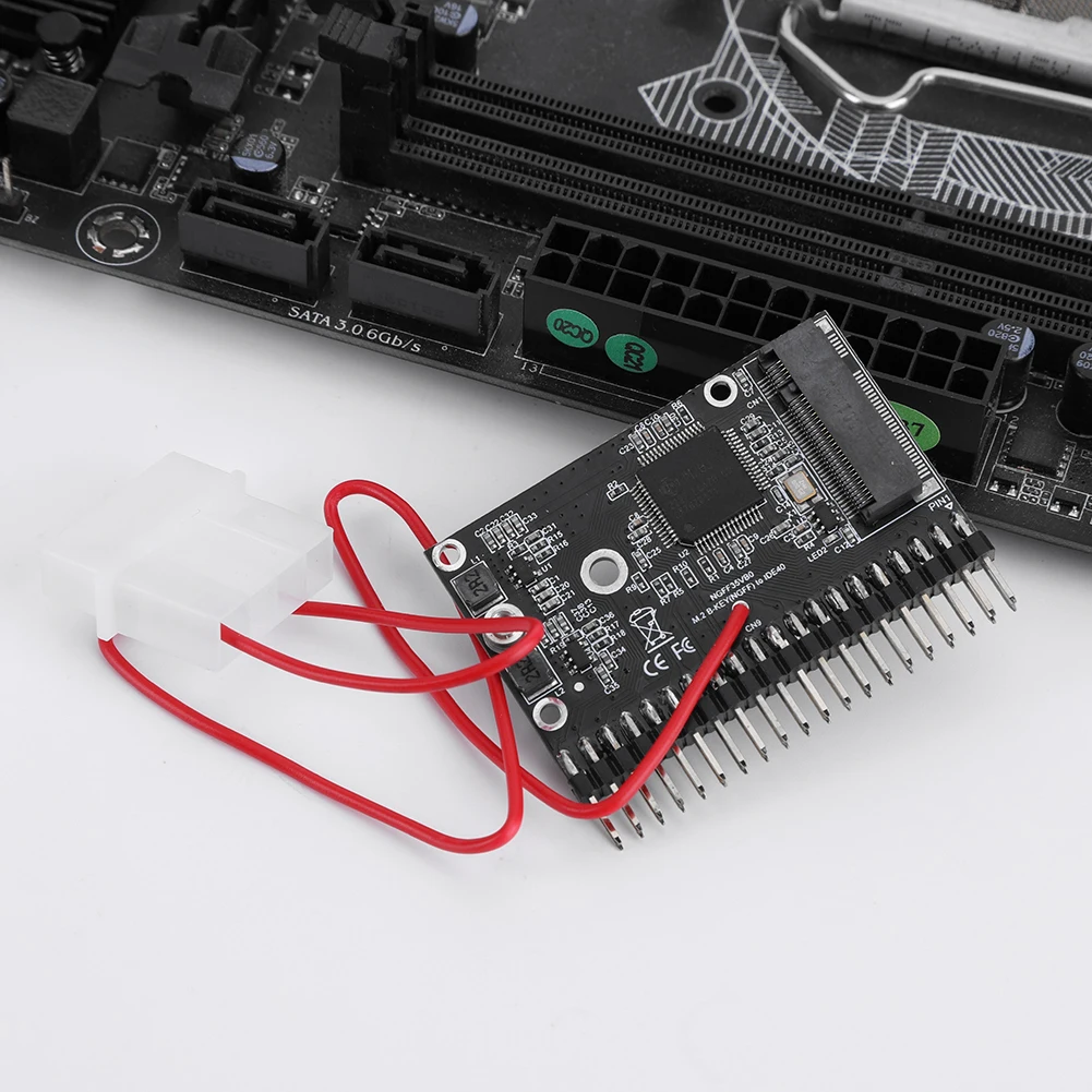 Scheda adattatore NGFF SSD a 3,5 pollici IDE 44 pin Convertitore NGFF SSD a 3,5 IDE Convertitore SSD scheda convertitore senza driver per computer