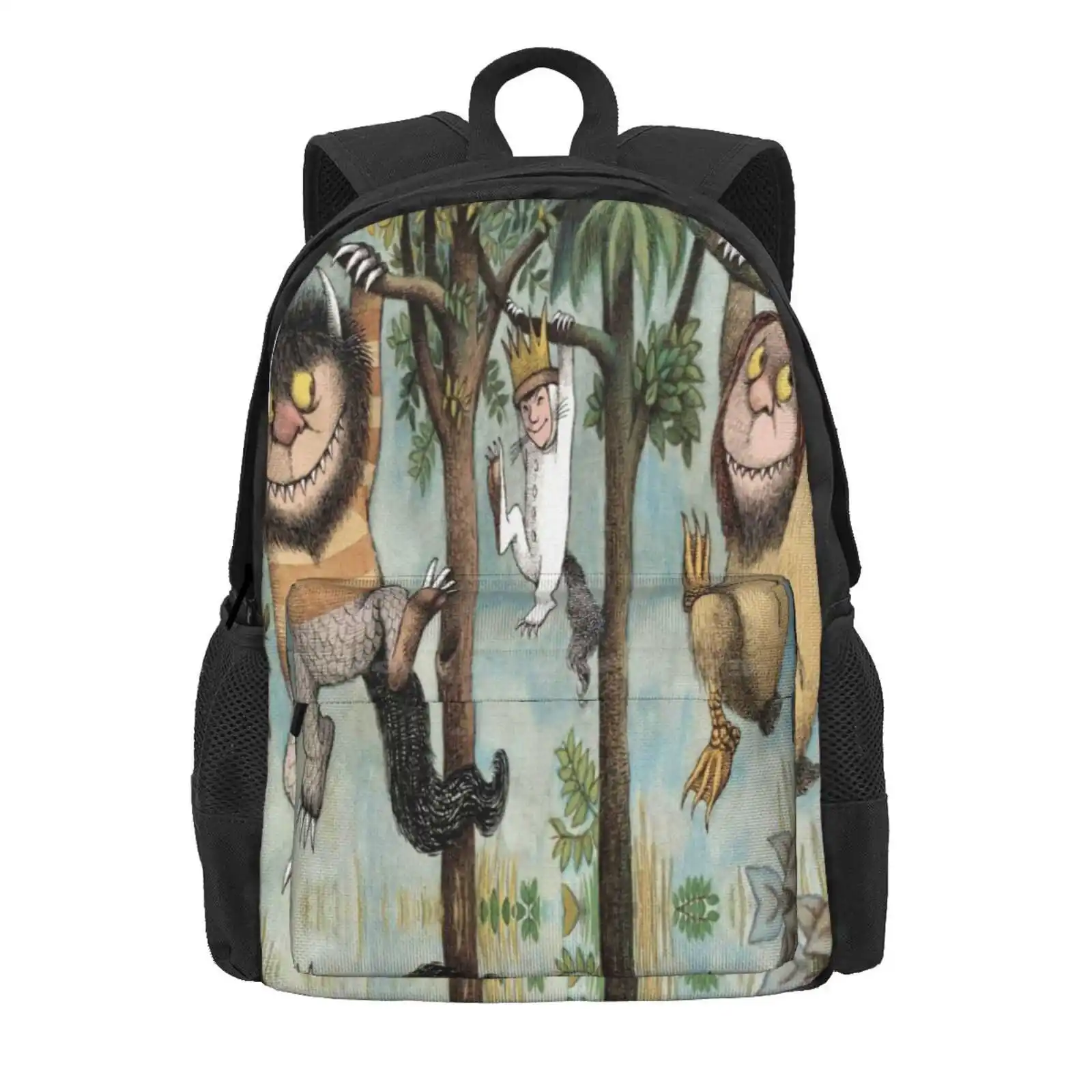 The Wild Things Are Hot Sale Schoolbag Backpack Fashion Bags Where The Wild Things Are Phonecase Canvaprints Laptopcover