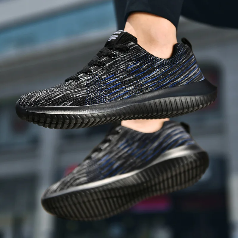 Plus Big Size 46 47 Men's Sneakers Lightweight Summer Mesh Breathable Sports Shoes Non-slip Boys Running Shoes Male New Sneakers