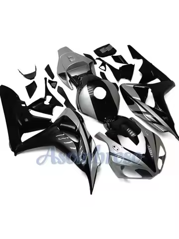 Silvery Black ABS Plastic Full Fairings Kit for CBR1000RR 2006 2007 Motorcycle Injection Bodywork Fit CBR 1000RR 06 07