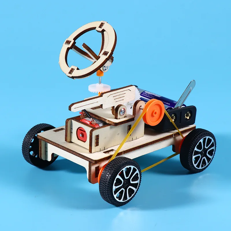 Landradar Auto Grund- und Sekundarschüler Wissenschaft und Technologie Kleine Produktion Montage Lehrmittel DIY kreativ