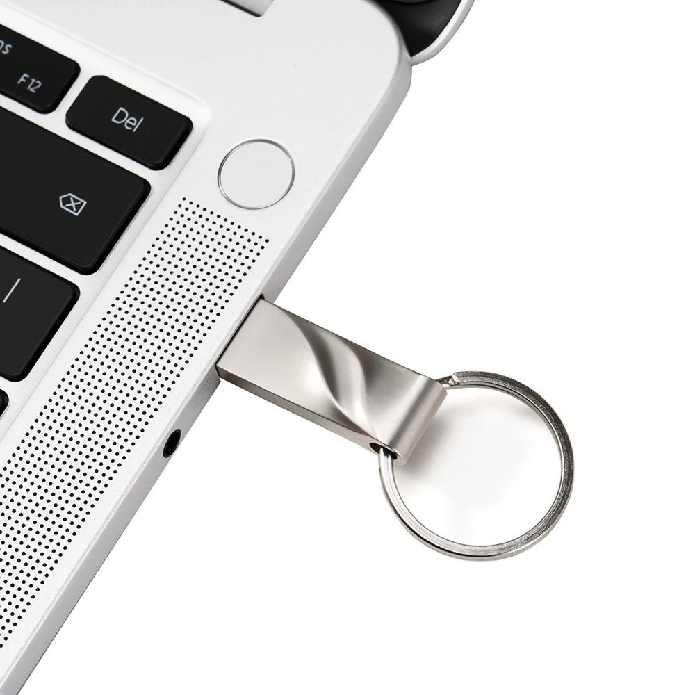 JASTER 128GB USB 3.0 Flash Drive Metal Tricolor Wave Whistle Design with Keychain Customizable Logo Memory Stick in Gift Box