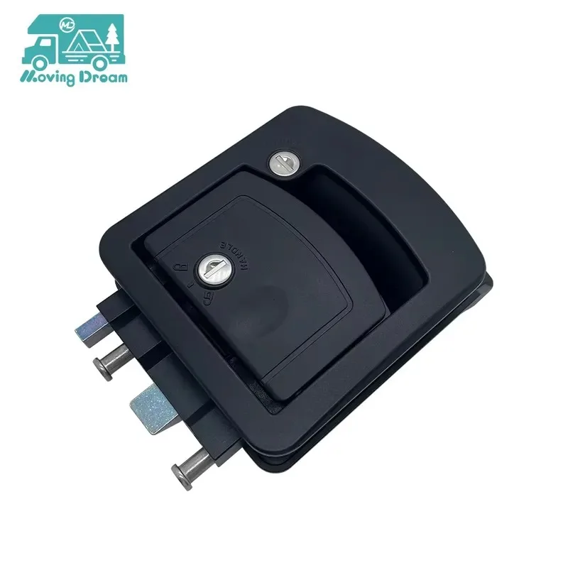 Hot Sale JDA Black Zinc Alloy RV Door Lock Replacement Class C Campers Mechanical Cam Latch for Trailer Caravan Camper