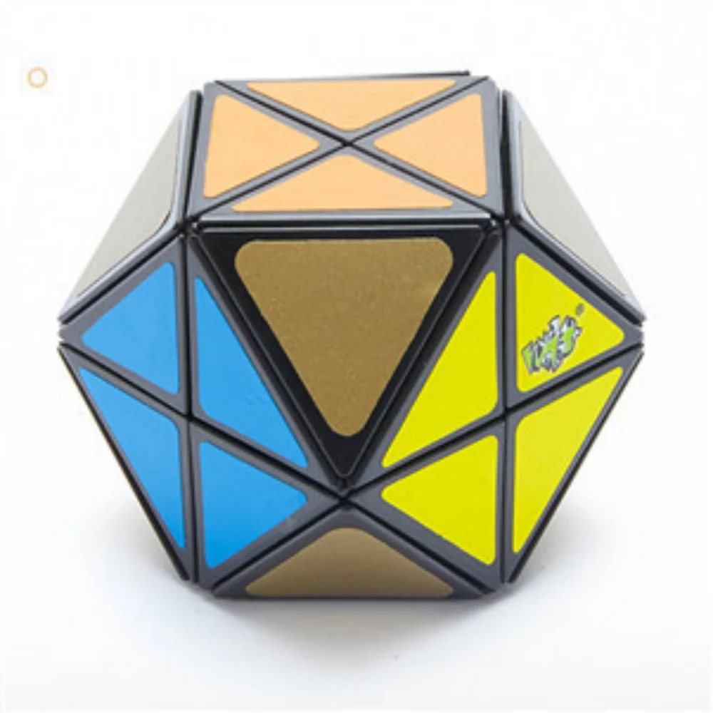 LanLan 12 Axis Dodecahedron Professional Magic Cube Cut corner Helicopter Helicopter Speed Puzzle Toys