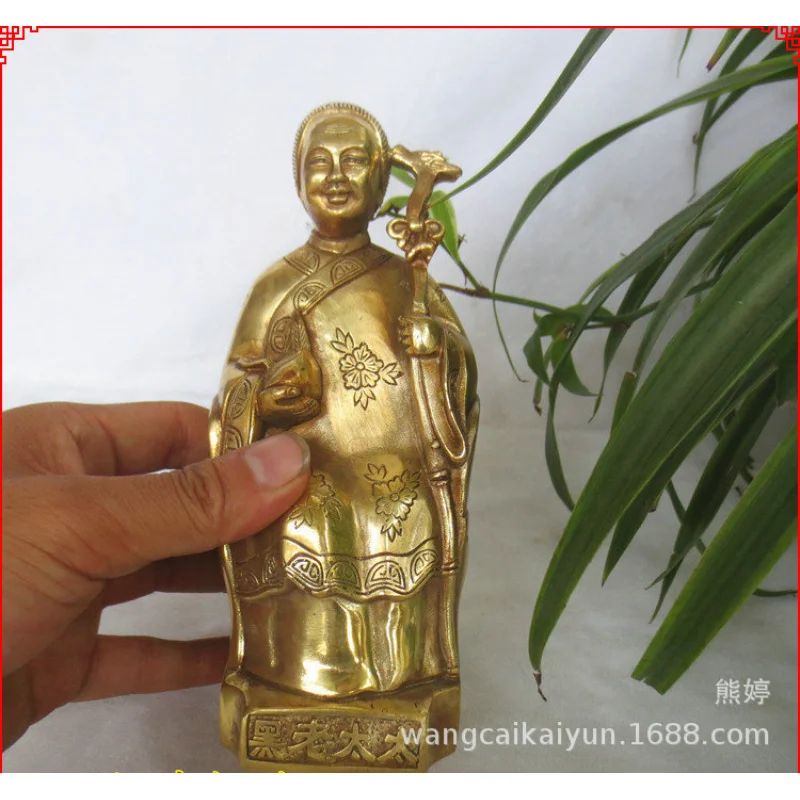 

Wholesale Old Lady Figurine Black Mom Brass Statue Craft