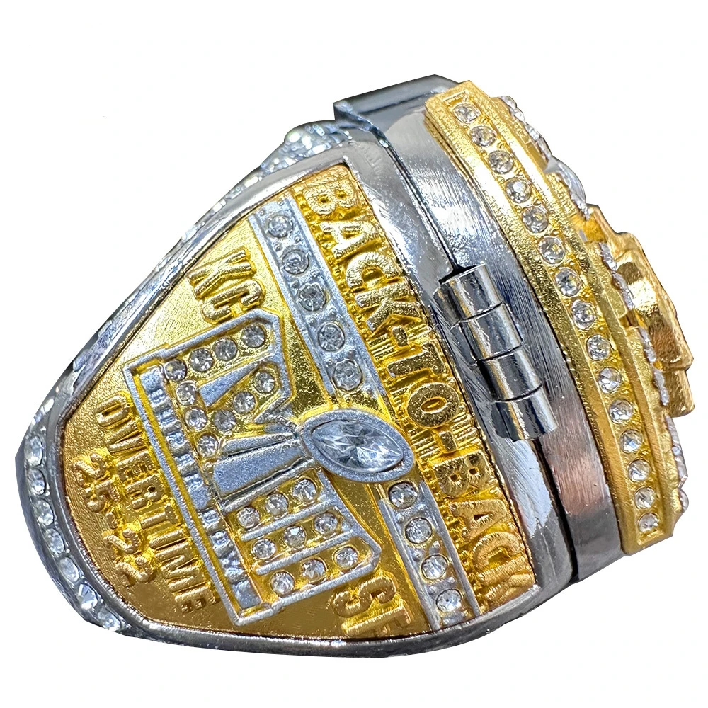 2024 Championship Style Ring accessories Stainless Steel Alloy rugby Fan Collectible Jewelry fans gift