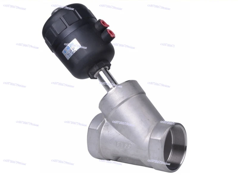 Normally open and normally closed stainless steel pneumatic angle seat valve 2000 type Y waterproof