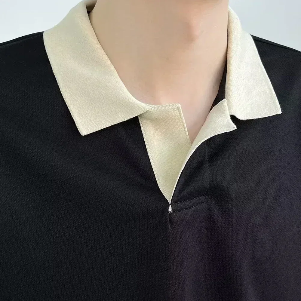 

Contrast Color Shirt Mens Casual Shirt Casual Outings Daily Casual Wear Loose Fit Design Comfortable Casual Wear For Men