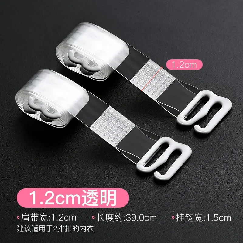 3 5 Pairs Transparent Non-slip Seamless Bra Underwear Straps