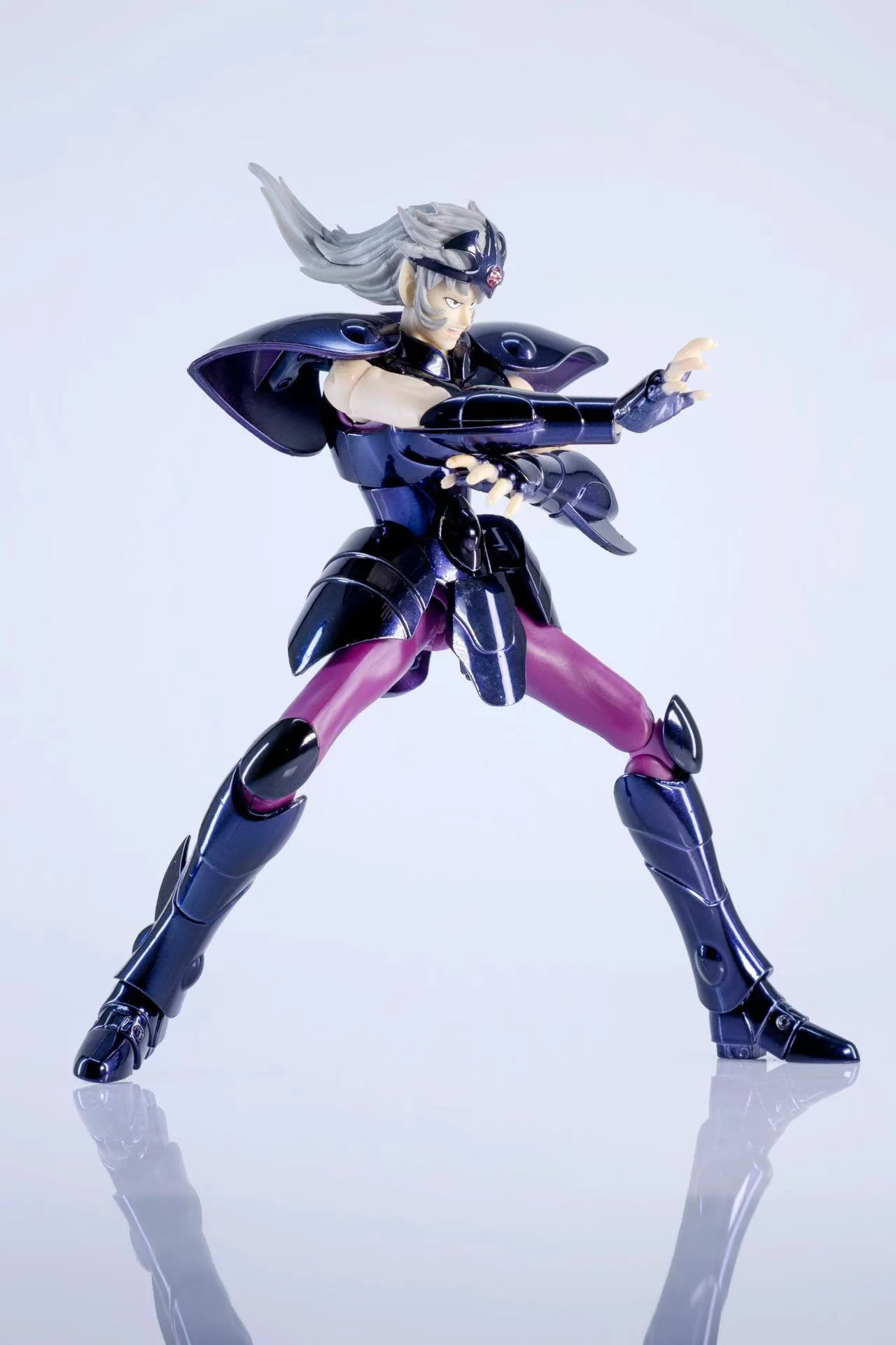 Cs Model Saint Seiya Mythe Doek Ex Pyxis Spartan Silver Saints Ridders van de Dierenriem Action Figure Desktop Decoratie Speelgoed