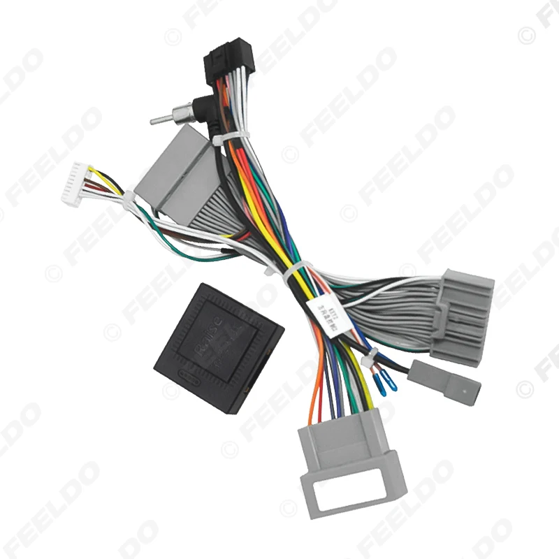 Feel do سيارة الصوت 16pin الأسلاك تسخير لهوندا أوديسي CD/DVD ستيريو ما بعد البيع تركيب سلك محول #1