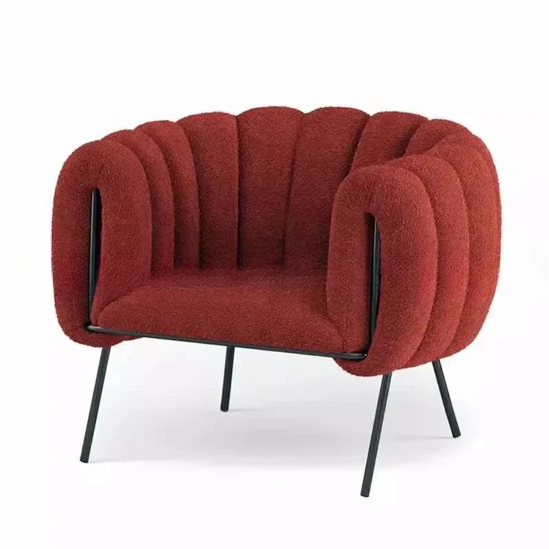 

Nordic simplicity, single sofa chair, Italian minimalism in the living room, lazy sofa