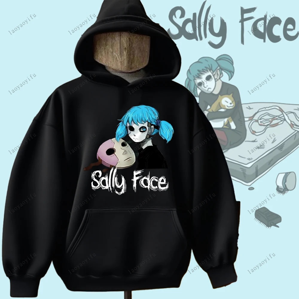 

Толстовка с капюшоном Sally Face Horror and Mystery Game Толстовка Sally Face Теплая унисекс для женщин и мужчин Толстовка с принтом Уличная мода