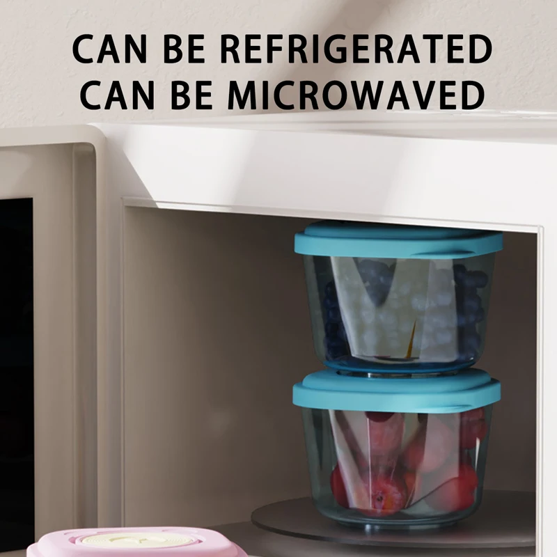 6 szt. Pojemników na żywność dla niemowląt - materiał PP, możliwość gotowania na parze i szczelne, miseczki do karmienia niemowląt zapewniające świeżość, organizer do układania w stosy