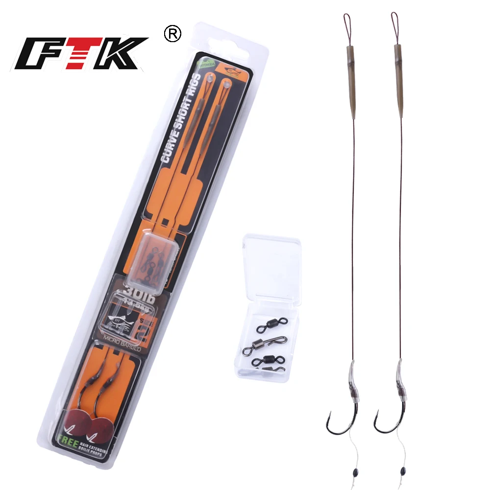 

FTK European Carp Fishing Group 10-30LB Sub-Line 2#-8#Fishing Hook Set Kit for Carp Fish Tackle Pesca Iscas Tools Accessories