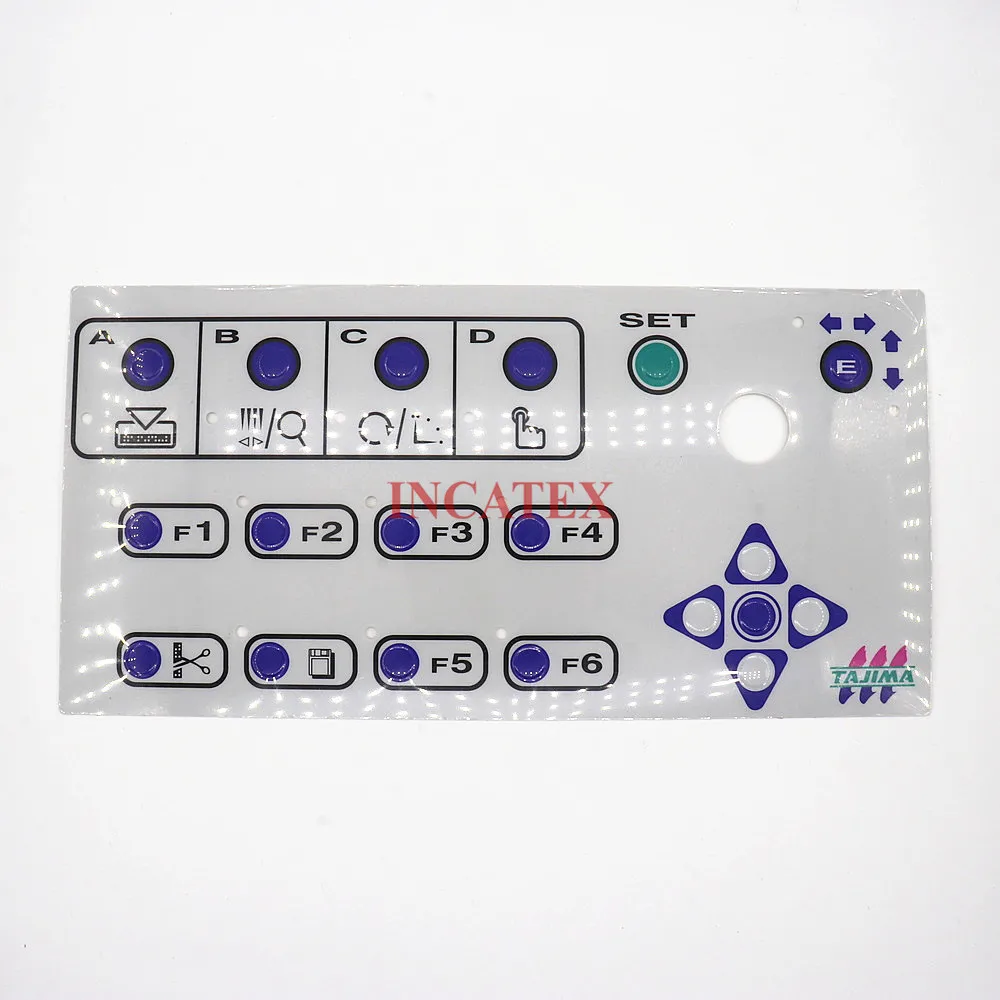 Good Quality Tajima  Embroidery Machine Spare Parts Control Panel Membrane Sticker