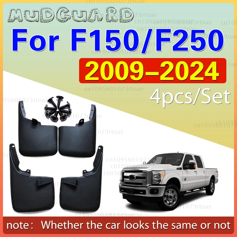 Mud Flaps For Ford F-150 F150 F250/F350 2009-2024 2022 2023 F 150 Splash Guards Fender MudFlaps Front Rear Mudguards Car Accesso