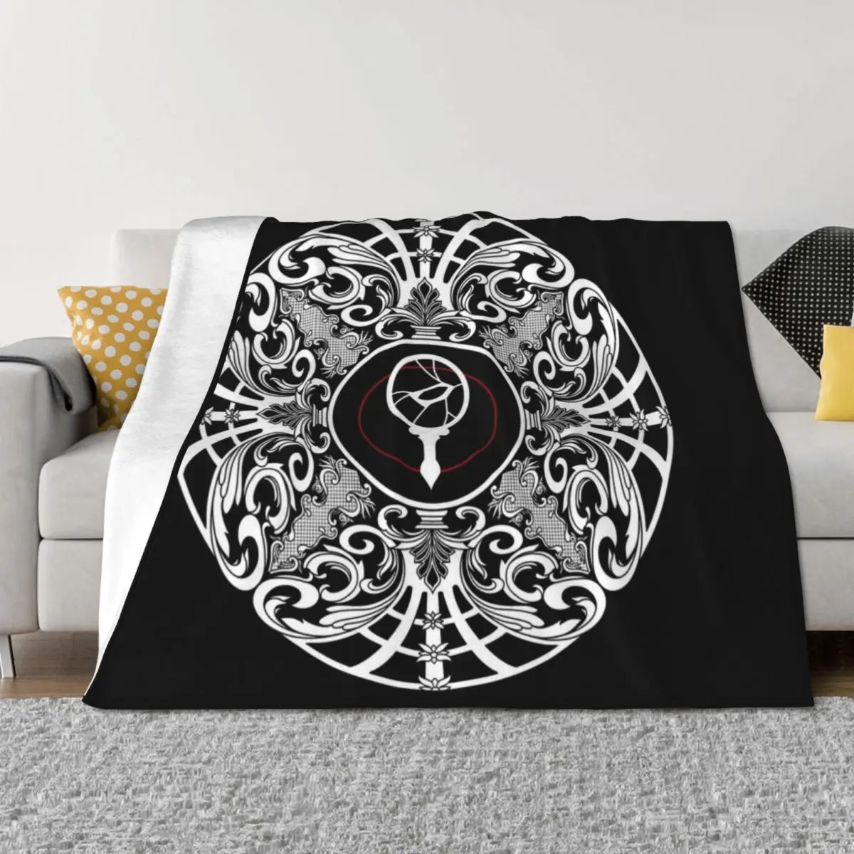 

Malkavian - Vampire the Masquerade Clans Throw Blanket Plush Heavy Nap Camping Blankets