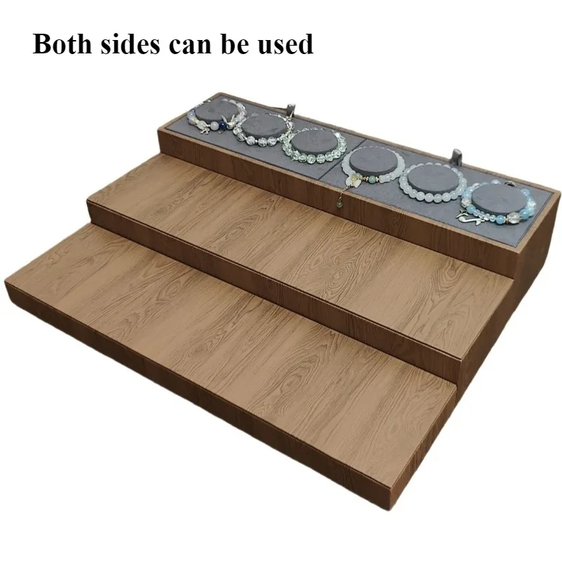 3 Layer Jewelry Display Stand Counter Jewelry Storage Holder Detachable Bracelet Display Rack Desktop Necklace Organizer Stands