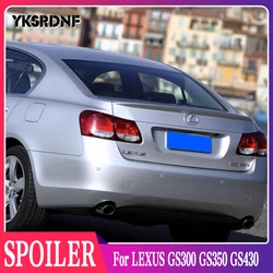 For LEXUS GS300 GS350 GS430 Trunk Spoiler 2005-2011 LEXUS GS PU Material Rear Trunk Lip Spoiler Wing Body Kit Accessories