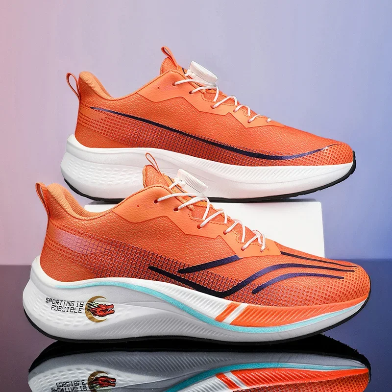 

Мужская повседневная обувь для бега с вращающейся пряжкой, теннисные роскошные кроссовки для гонок, дышащая обувь, модные лоферы, обувь