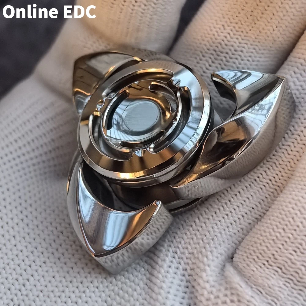 المملوكة مسبقًا Newbee EDC S.S ألعاب تململ مصقولة سبينر للبالغين أدوات تخفيف القلق الدوران