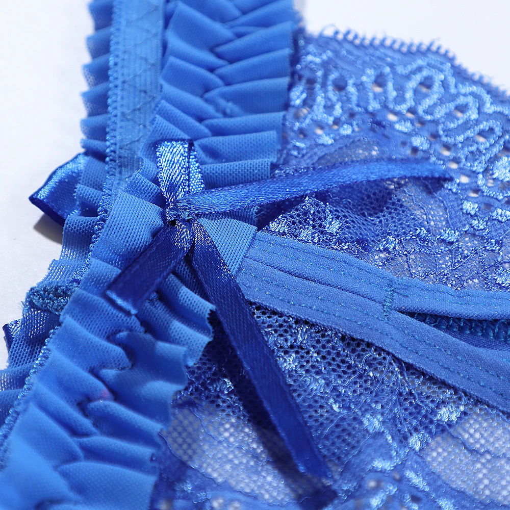 กางเกงชั้นในสตรี จีสตริงเซ็กซี่ ลูกไม้ผูกโบว์ สำหรับผู้หญิง กางเกงชั้นในสไตล์โดดเด่น ชุดชั้นในผู้หญิงสุดฮอต