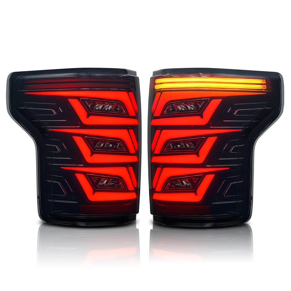 

Pair Of Car Tail Light Assembly For Ford Raptor F150 2015-2020 LED Brake Signal light Tuning Parts Car Rear Lamp System