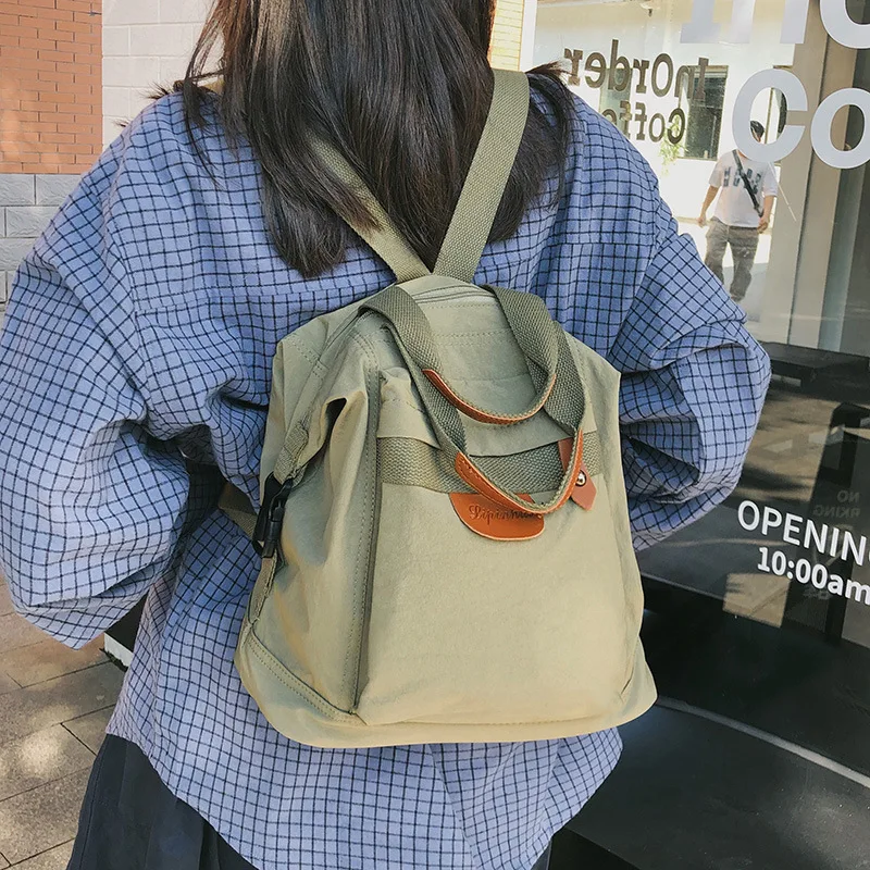 

Модный холщовый женский рюкзак, большая школьная сумка для девочек-подростков, 2025 г., повседневный рюкзак, студенческие школьные рюкзаки для путешествий