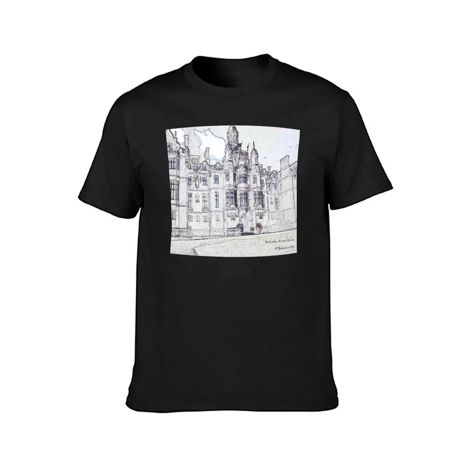 Harlaxton Manor T-Shirt aesthetic clothes korean fashion cotton graphic tees t shirt for men