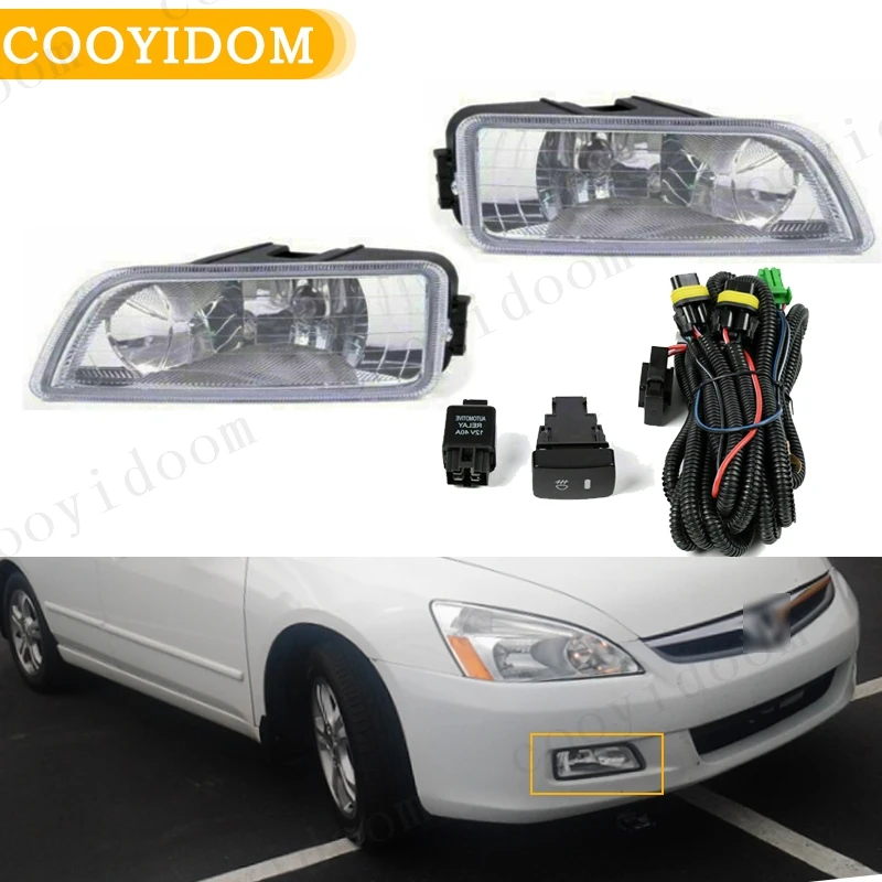 Fog light For Honda Accord 2003 2004 2005 2006 2007 Head light DRL Driving Light headlight daytime running light WJ30014209