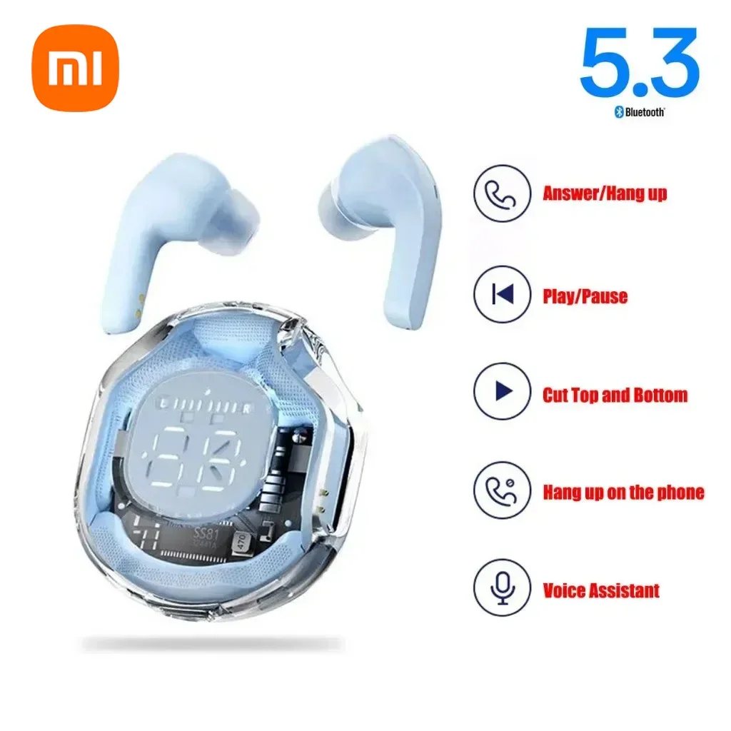 Xiaomi T8 True Wireless Earbuds Bluetooth 5.3 Earphone Touch Control With Mic Waterproof TWS Stereo Headphone Headset Sport New