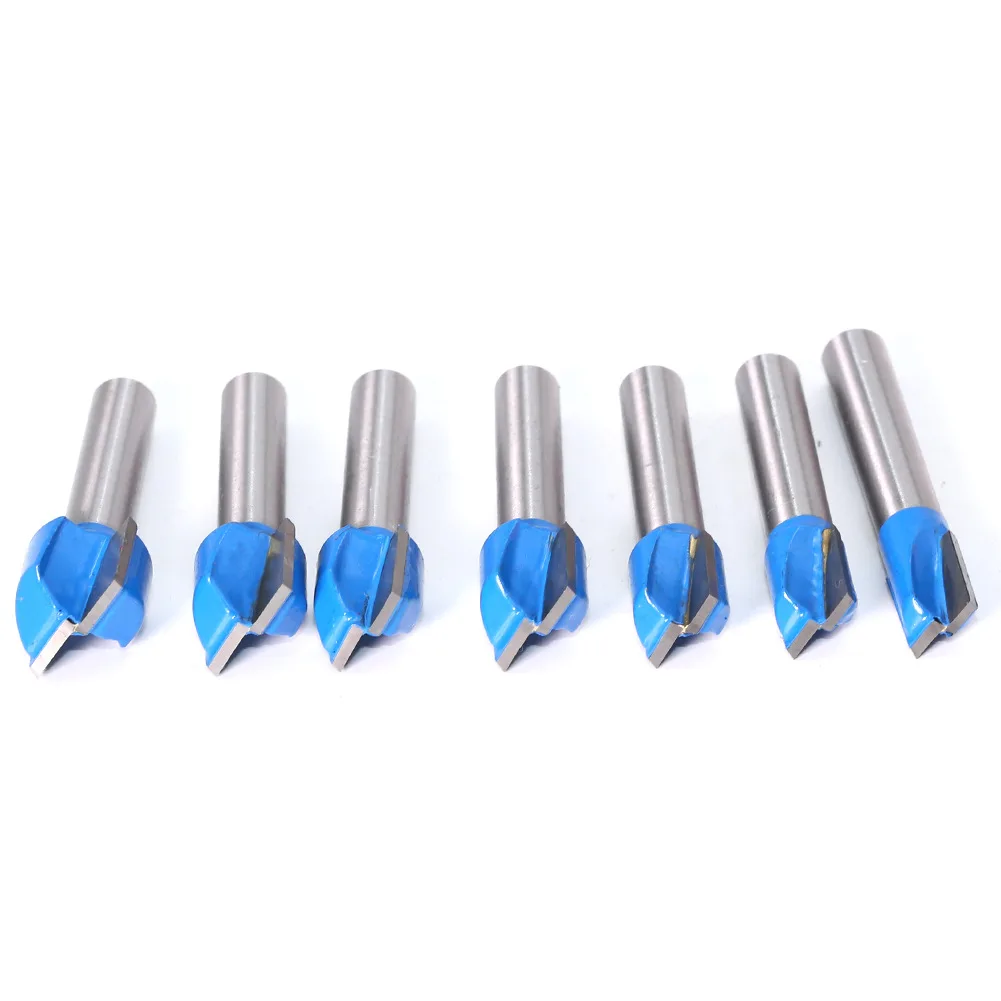 XUHAN 8mm Cleaning bottom Engraving Bit solid carbide router bit Woodworking Tools CNC milling cutter endmill for wood