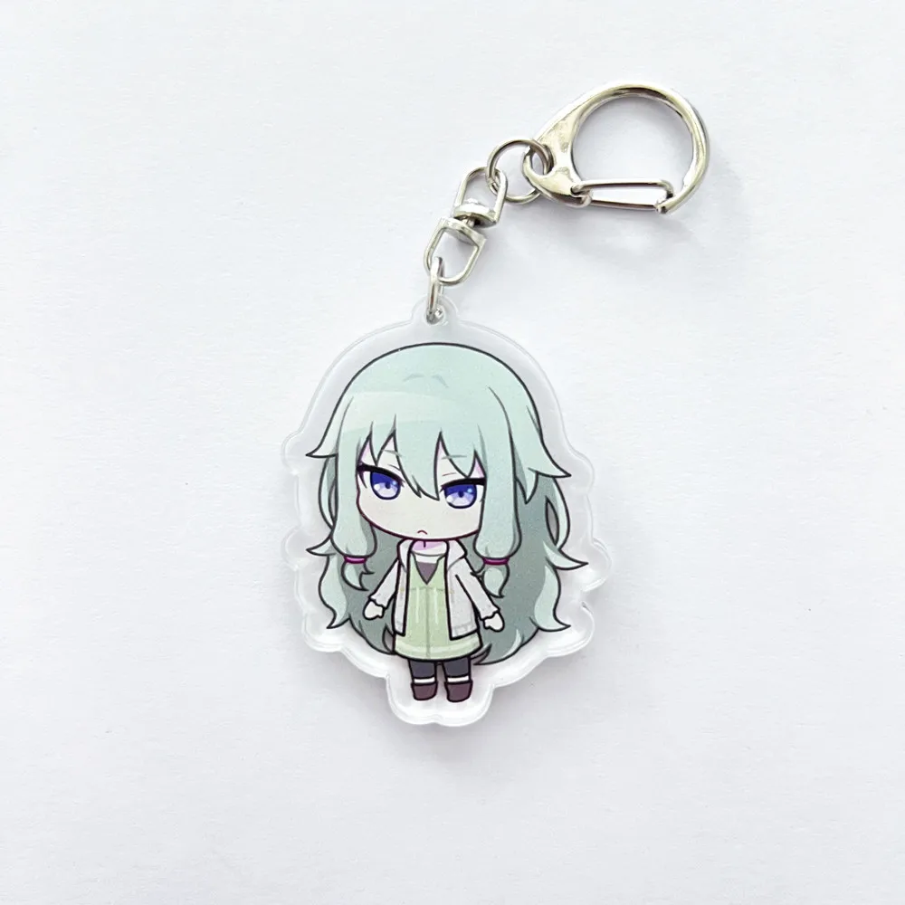 PJSK Project Sekai Colorful Stage Len Rin Character SD Keychain Cosplay Acrylic Keyring Two-sided Key Chain Pendant Accessories image 4