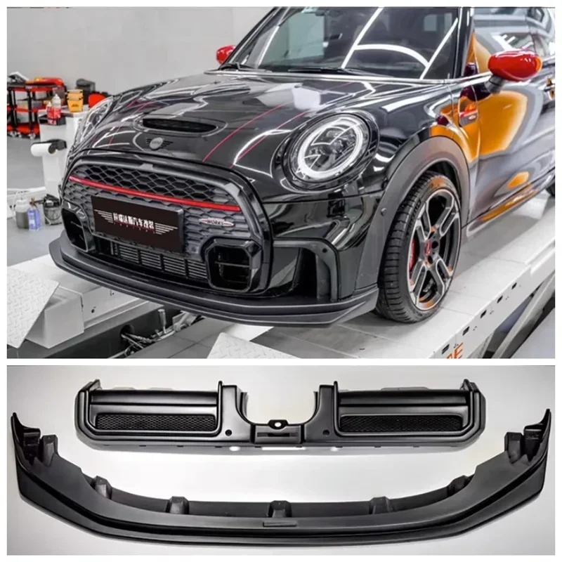 For BMW MINI Cooper F56 JCW 2022 2023 2024 High Quality ABS Matte Black Bumper Front Lip Rear Diffuser Side Skirt Spoiler