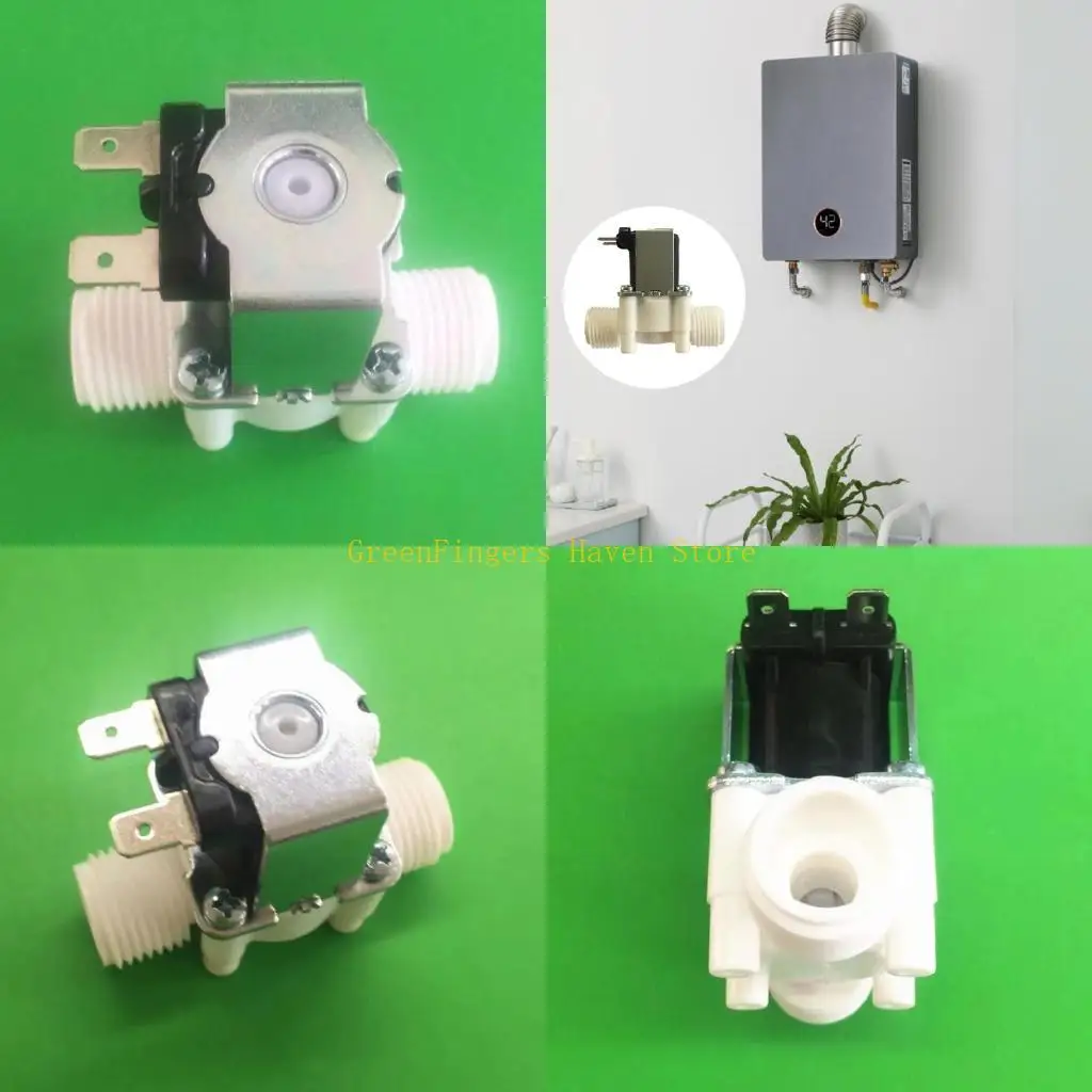 F68D Inlet Water Solenoid for Valve inches Plastic Two Parallel Screw Thread for