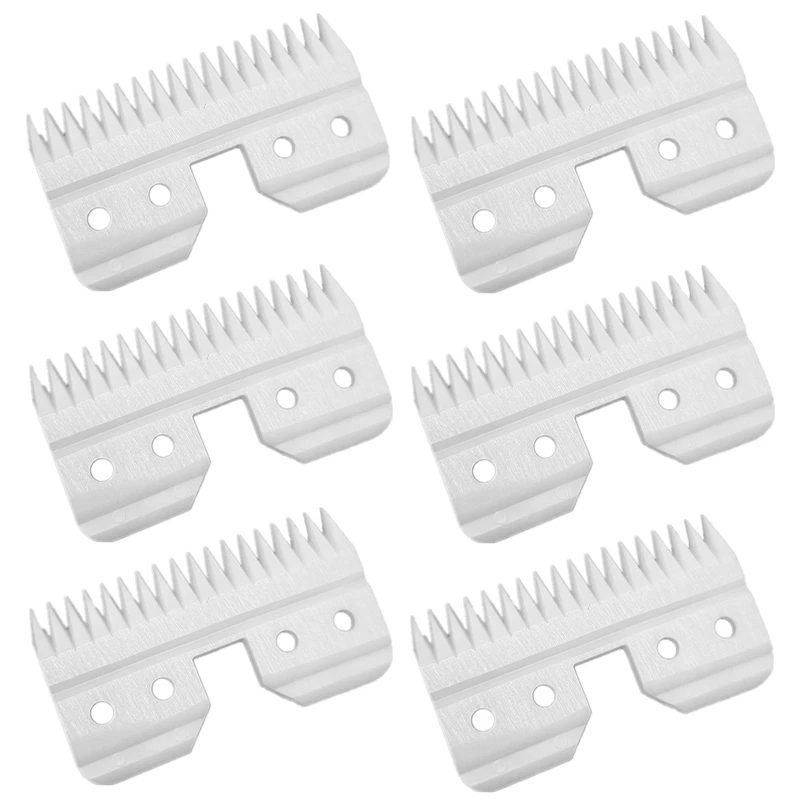 

18 Teeth Replacement Ceramic Blades For Oster Fast Feed A5 ,Wahl km Pet Dog Clippers and most Oster and Andis detachable-style