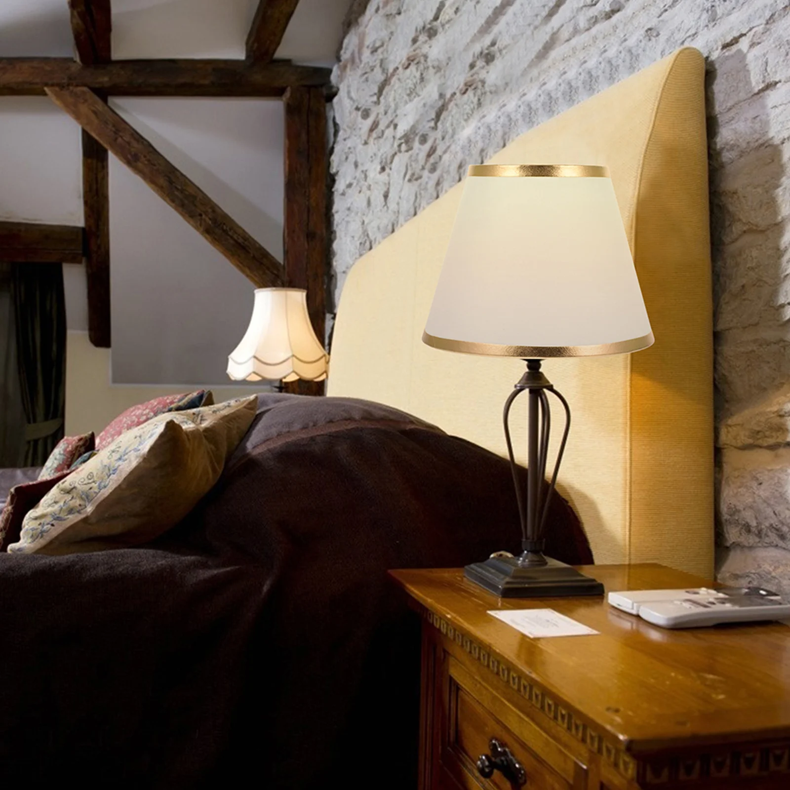 

Decorative Fabric Lamp Shade Modern Floor Table Lamp Light Cover for Living Room Study Bedroom Dining Room Ceiling Pendant