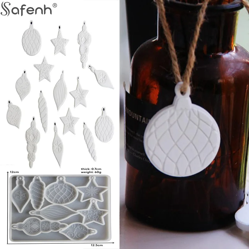 

1 шт., прозрачная силиконовая креативная форма для морского камня для поделок ручной работы, украшения из эпоксидной смолы, формы для рукоделия, форма для рождественской елки