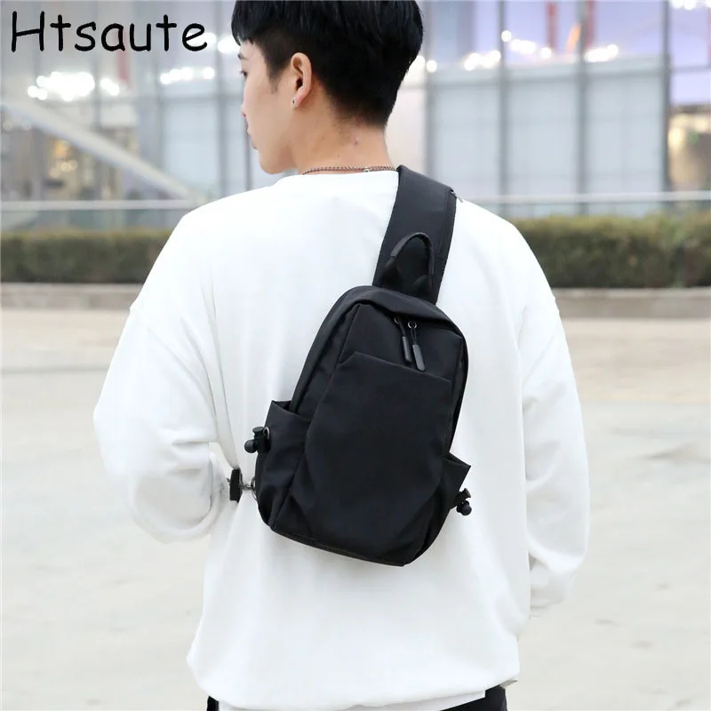 

Men's Chest Bag Waterproof Crossbody Bag Multifunction Anti-theft Travel Bags Shoulder Bag Male Lightweight Pouch for Man