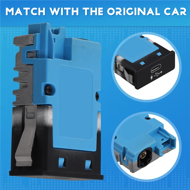 SQPP-Car Central Console TYPE-C Socket USB Port For BMW 7 Series X3 X5 X7 84108711939